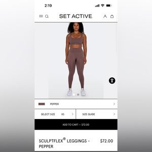 Chocolate Brown Set Active Set